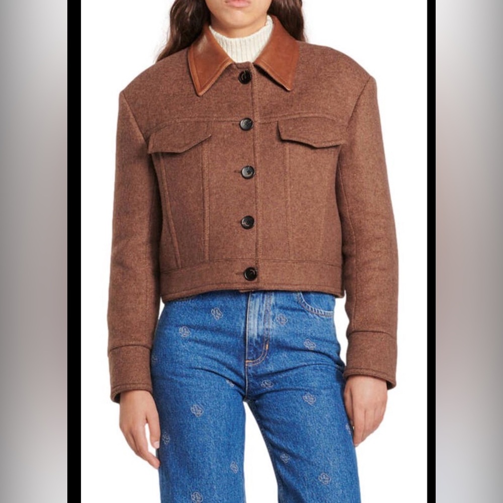 Sandro
King Leather Collar Jacket - Picture 2 of 4
